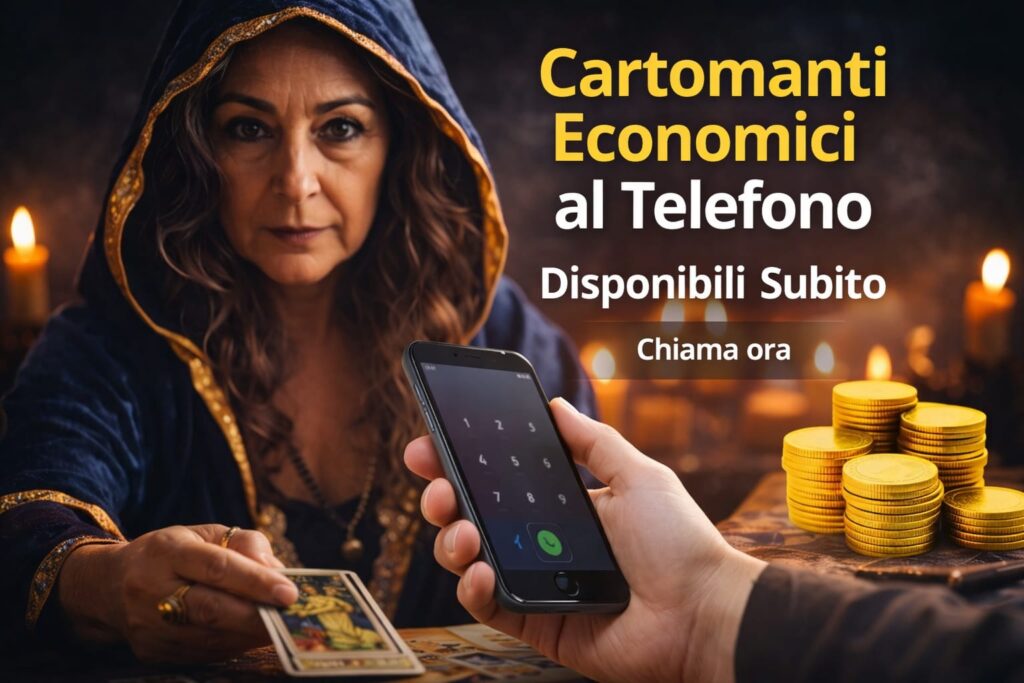 Cartomanti al telefono economici disponibili subito